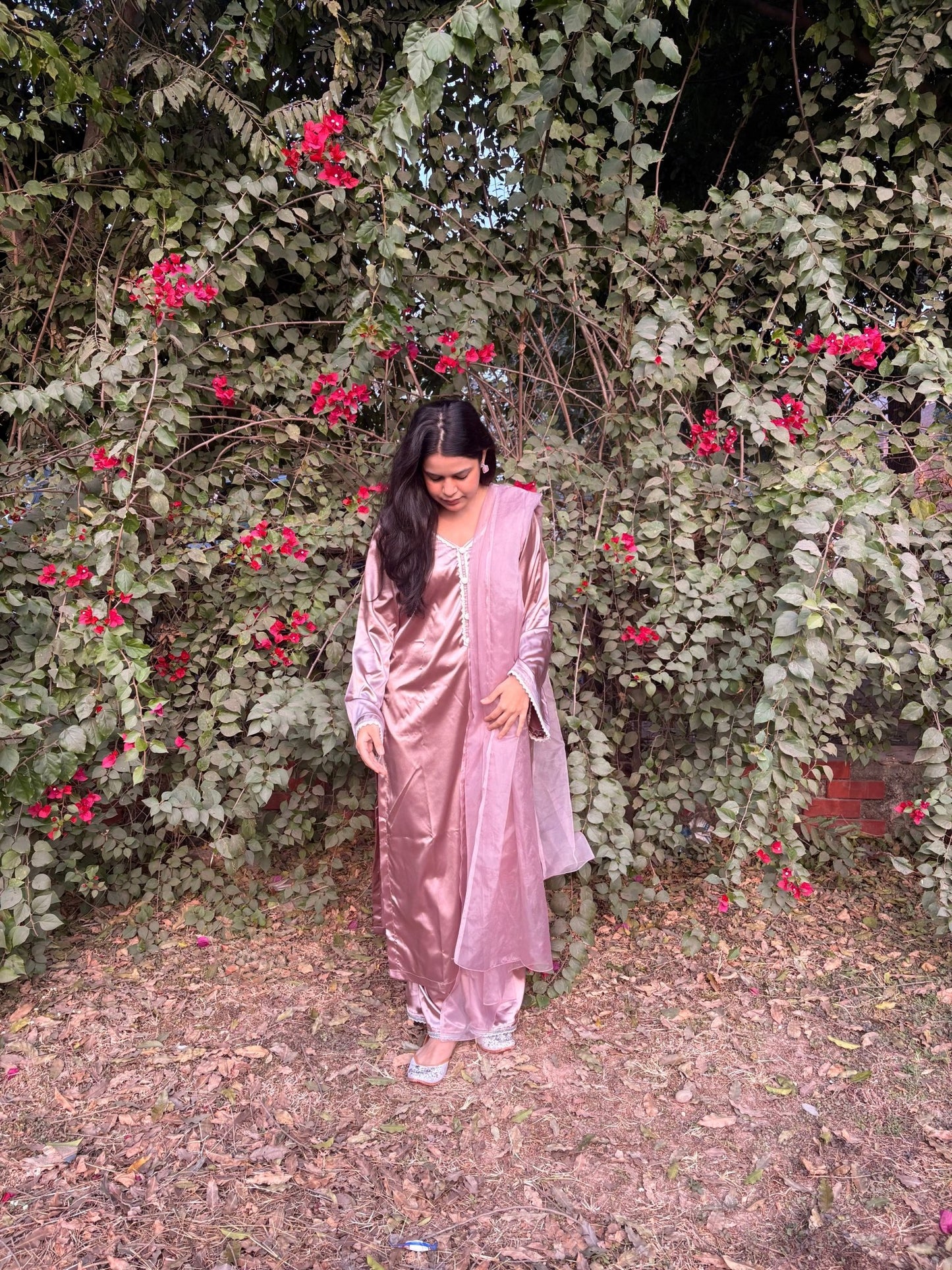 Noor - e - Shaam – Onion Pink - The Khushnuma