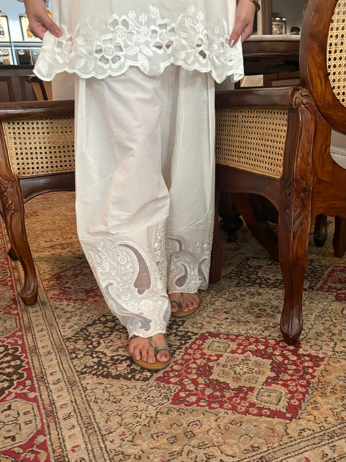 Mahwish Ivory Set