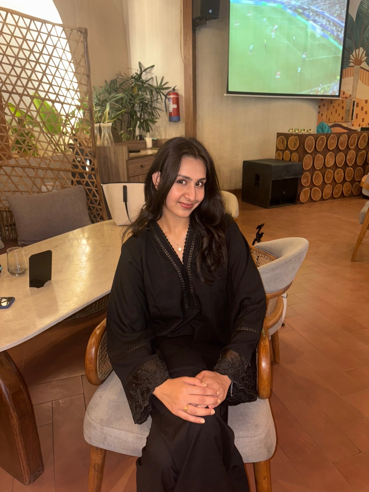 Haseena Black Farshi set - The Khushnuma