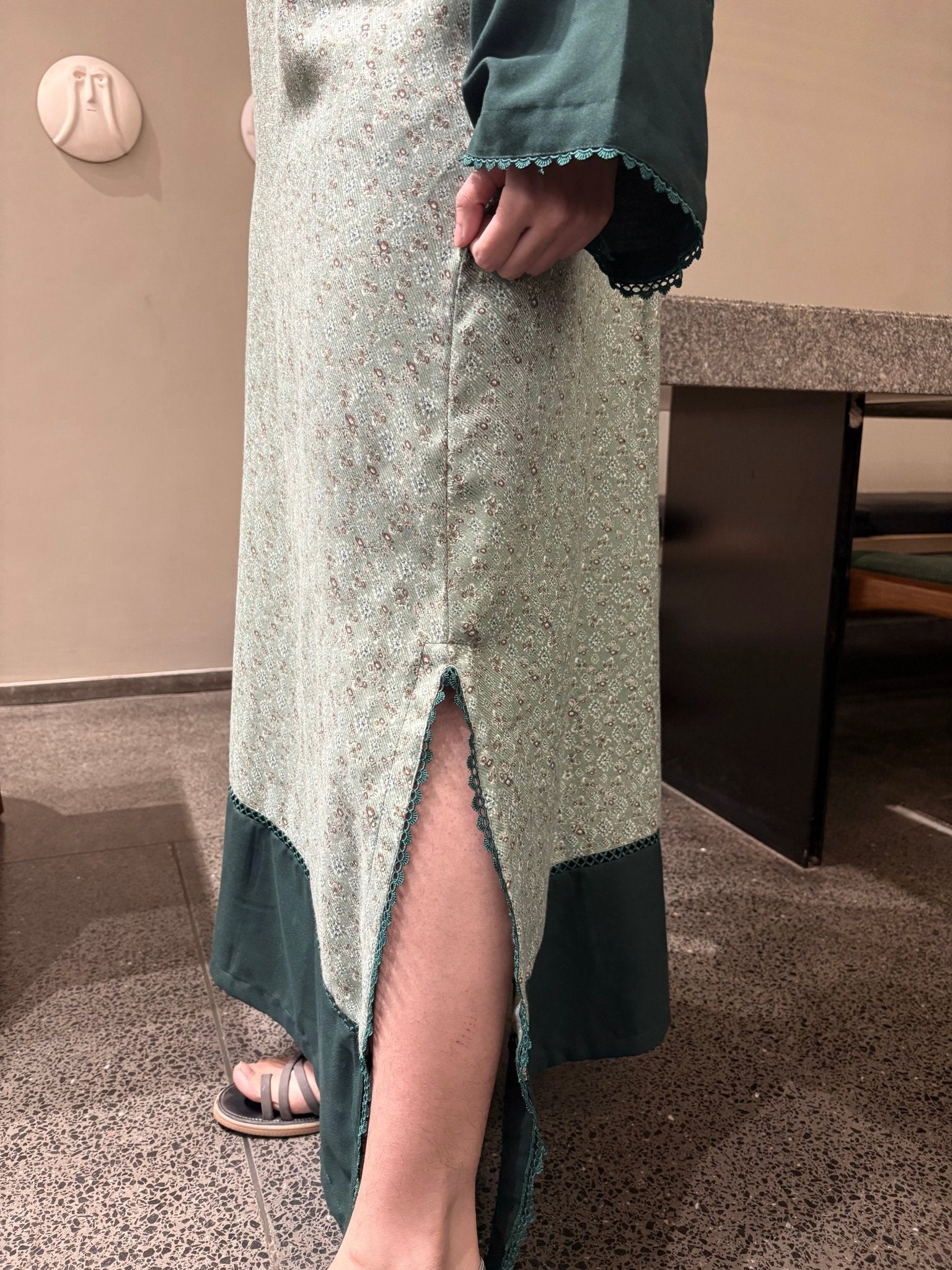 Hayat Green Kaftaan (Limited Edition) - The Khushnuma