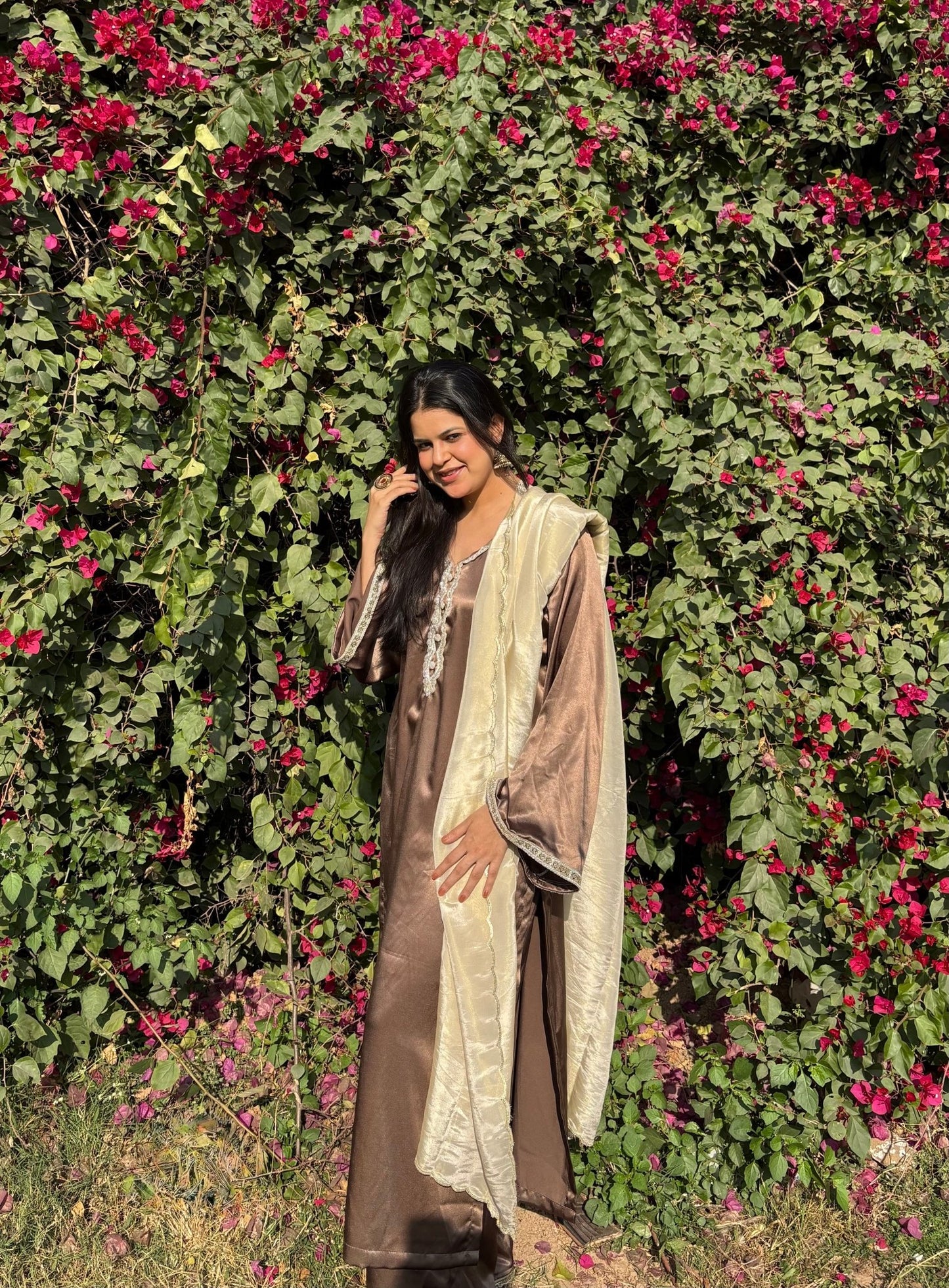 Noor - e - Shaam – Golden Brown - The Khushnuma