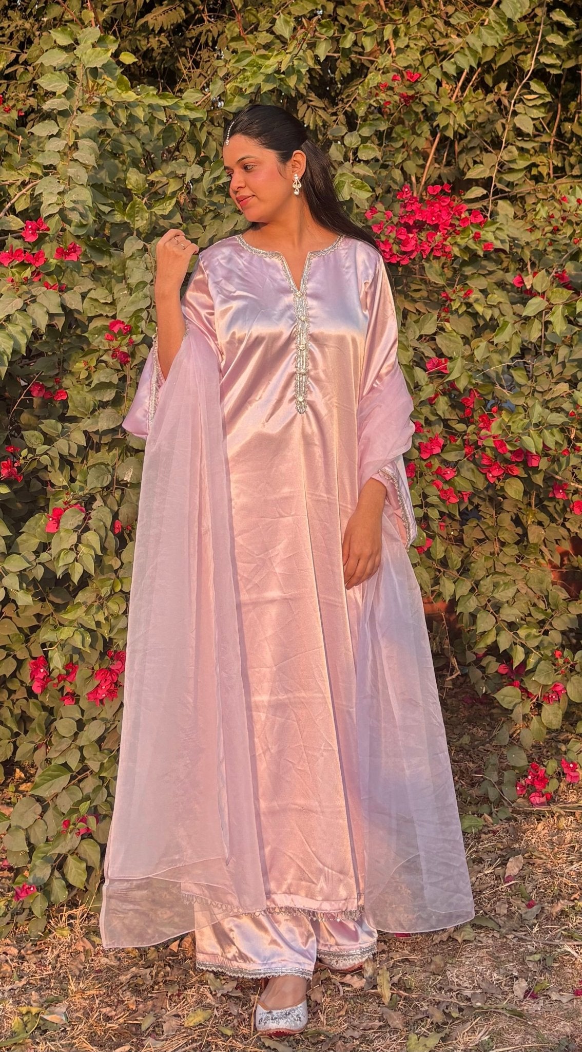 Noor - e - Shaam – Light Lavender - The Khushnuma