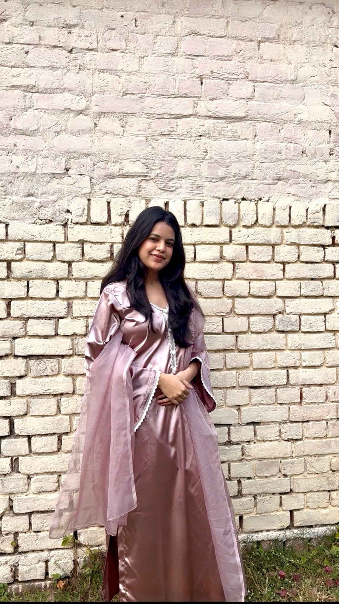 Noor - e - Shaam – Onion Pink - The Khushnuma