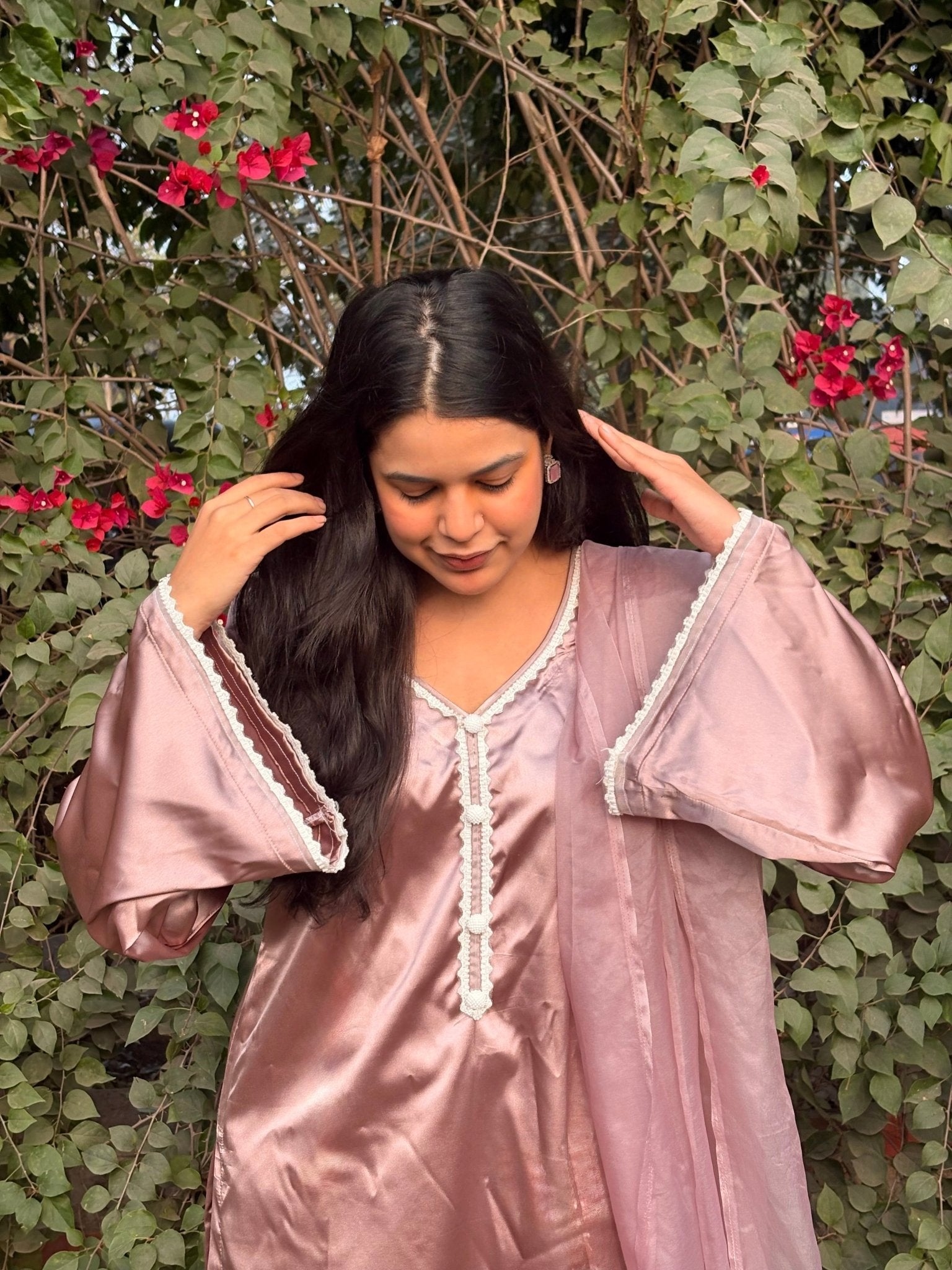 Noor - e - Shaam – Onion Pink - The Khushnuma