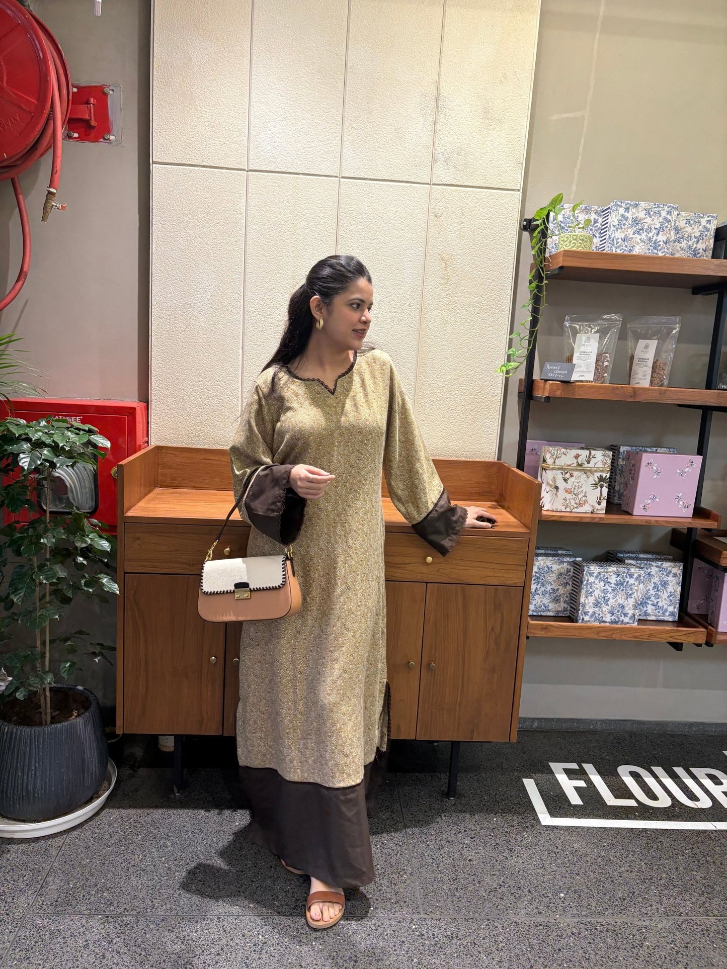 Winter Brown Kaftaan (Limited Edition) - The Khushnuma